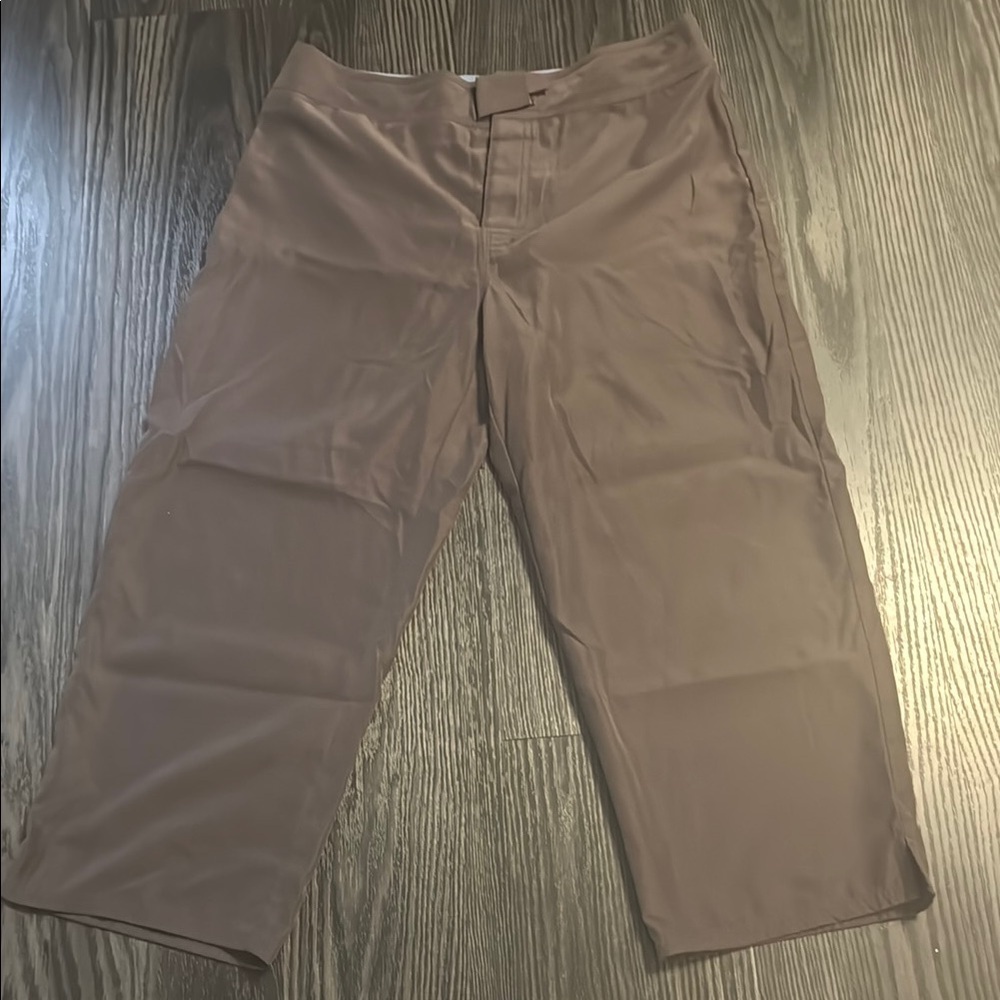 🍍 Patagonia Pataloha Hawaii Womens Mid Wash Flat Front Cropped Pants Size 10🍍